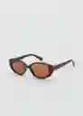 Gafas de Sol Elba Chocolate Talla 99 Mujer Mango