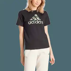 Adidas Camiseta Camo T Negro Para Mujer Talla S Ref: IW5173