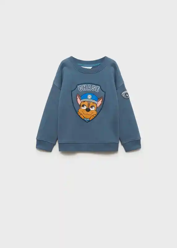 Sudadera Pawchase Azul Talla 71 Niños Mango