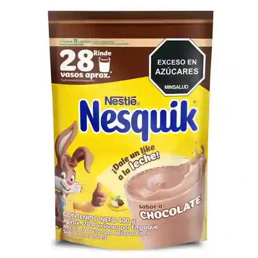 Bebida en Polvo Nesquik Sabor a Chocolate 400 g