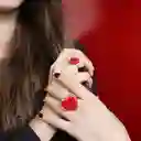 Inkanta Anillo Nano Corazón Rojo Profundo