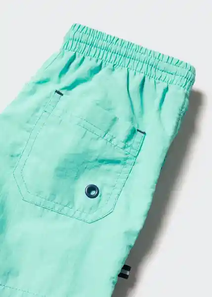 Short Bañador Mareb Turquesa Talla 51 Niños Mango