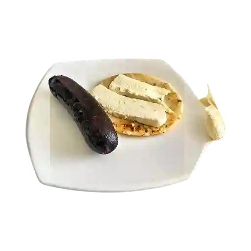 Morcilla con Arepa