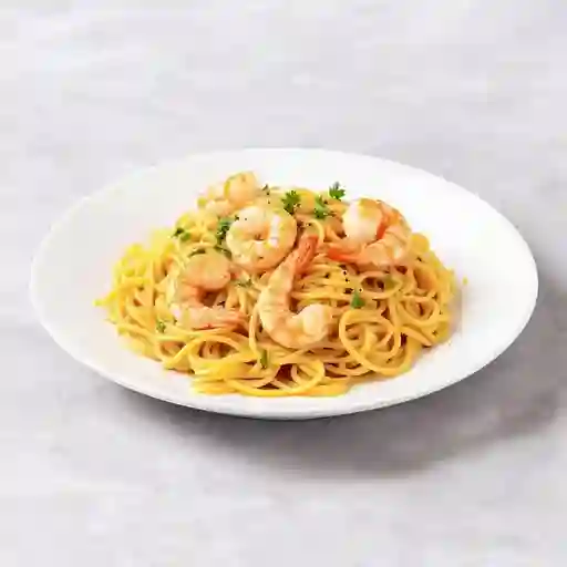 Espaguetis Con Camaron