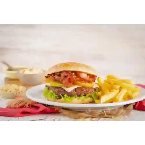 Combo Hamburguesa Sencilla + Coca Cola