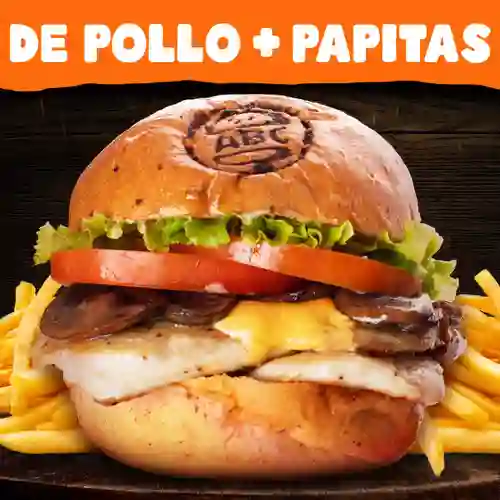 Hamburguesa Abc Pollo