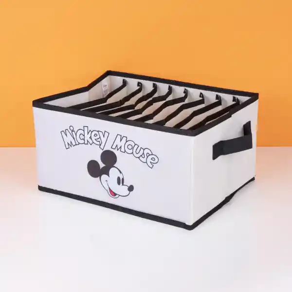 Organizador de Tela Para Ropa Mickey Mouse Beige Miniso