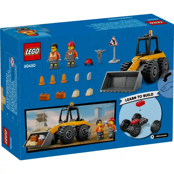 Set de Construcción Cargadora Con Ruedas Amarilla Lego