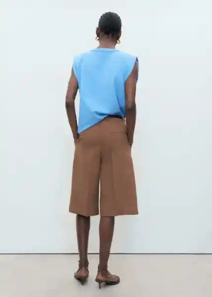 Camiseta Viri Azul Talla XS Mujer Mango