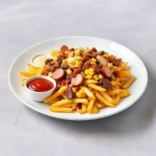 Salchipapa De La Casa