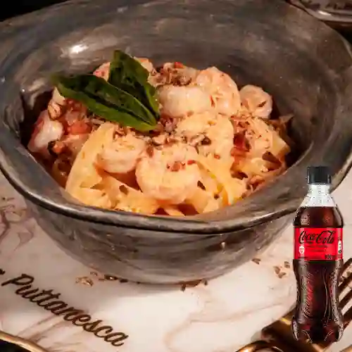Combo Pasta Siciliana + Coca Cola Sin Azúcar 400 ml