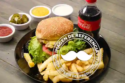 Combo hamburguesa hawaina