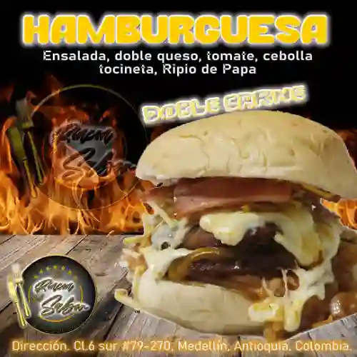 Hamburguesa Doble Carne