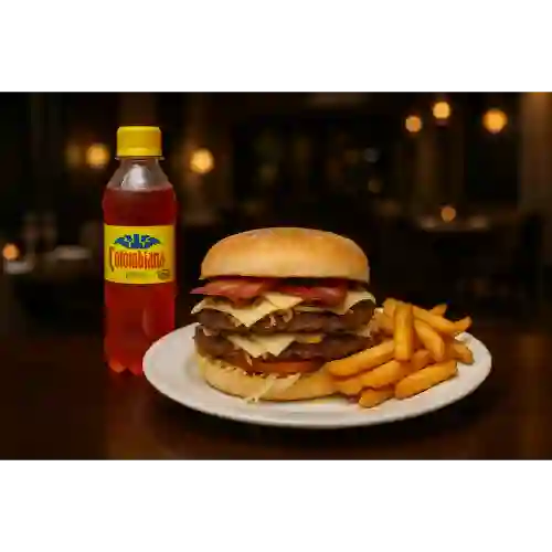 Combo Hamburguesa Doble Especial