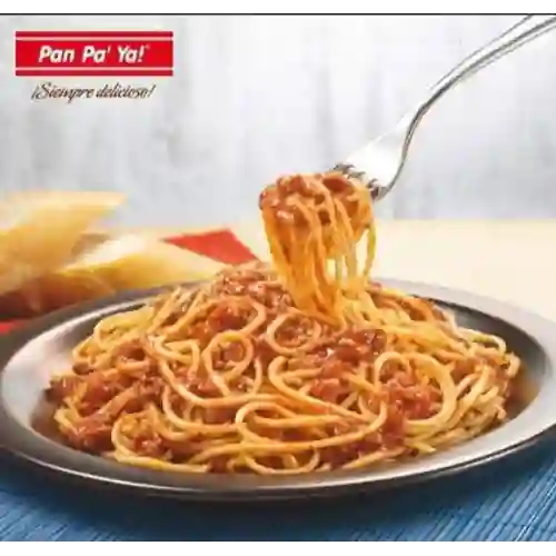 Spaghetti + Salsa Bolognesa