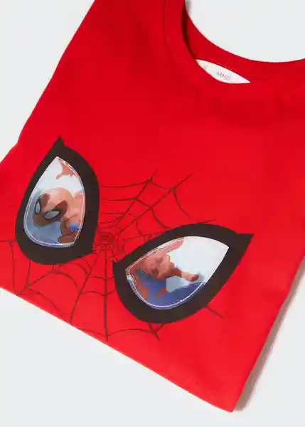 Camiseta Web Rojo Talla 06 Niños Mango