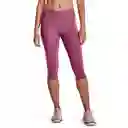 Under Armour Pantalón Fly Fast 3.0 Speed Capri Mujer Rosado LG