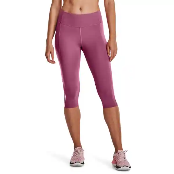 Under Armour Pantalón Fly Fast 3.0 Speed Capri Mujer Rosado LG