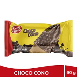 Crem Helado Choco Cono Con A Y Cubierto De Chocolate