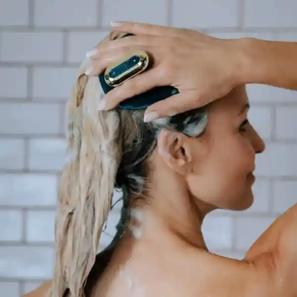 Manta Hair Cepillo Masajeador Para Peinar Azul Oscuro