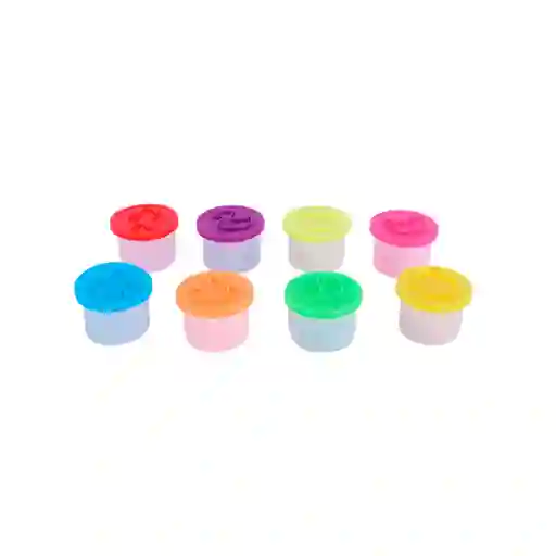 Set Plastilina Colores y Sus Tazas Serie Miniso