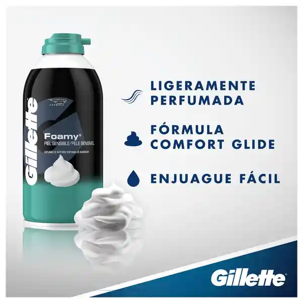 Gillette Espuma de Afeitar Foamy Sensitive