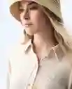 Camisa Mujer Beige Talla M 611G003_BEI141209 Americanino