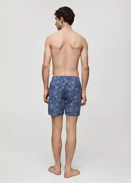 Short Bañador Caracol Navy Talla L Hombre Mango