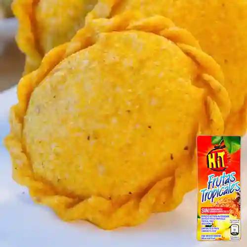 Combo Pastel de Pollo + Hit Frutas Tropicales 200 ml