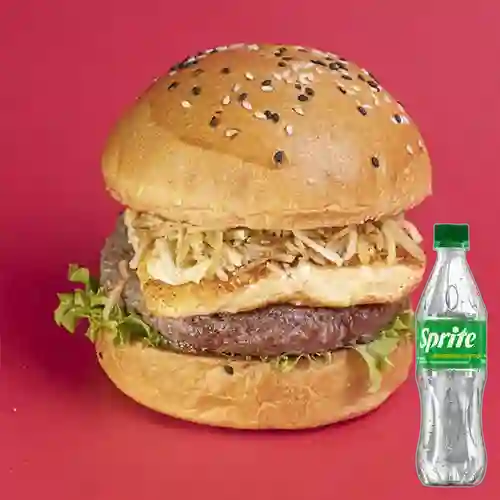 Combo Hamburguesa Currambera + Sprite Original 400ml