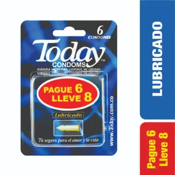 Today Pack de Condones Lubricados