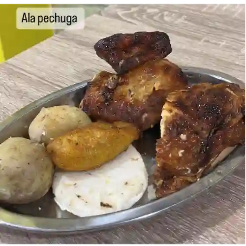 1/4 Pollo Asado Ala - Pechuga