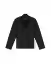 Buzo Half Knob Negro Sombrío Ultraoscuro Talla S Chevignon