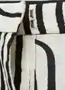 Pantalón Doty Crudo Talla 38 Mujer Mango