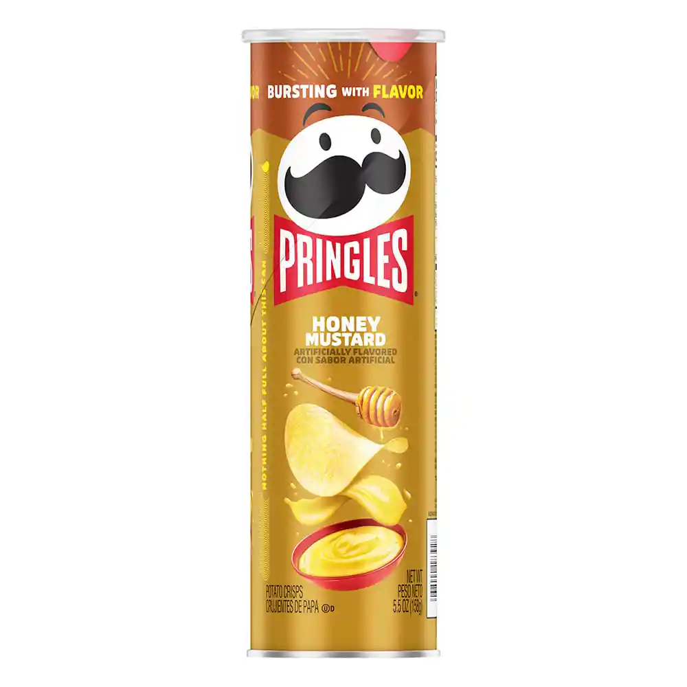 Papas Pringles Honey Mustard 158 gr