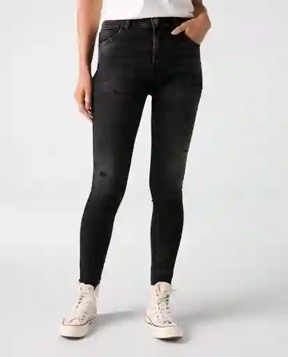 Jean Mujer Negro Talla 6 332G606_NEG194004