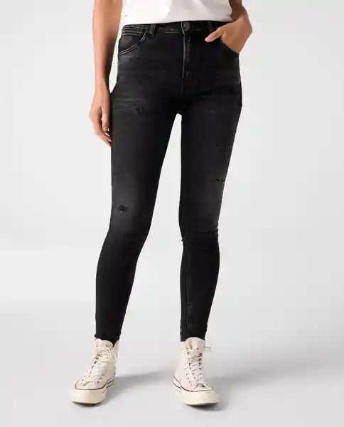 Jean Mujer Negro Talla 6 332G606_NEG194004