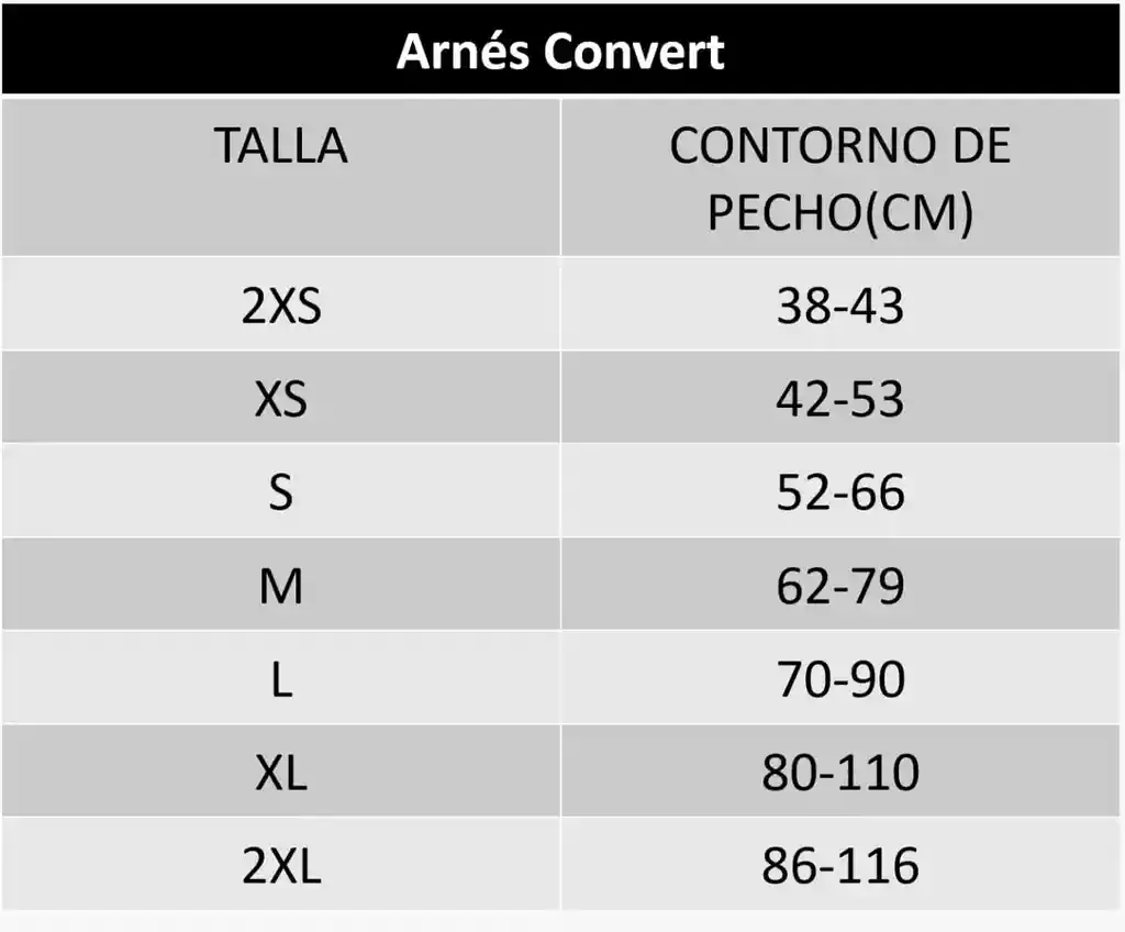 Ezydog Arnés Perro Convert Carboncillo M