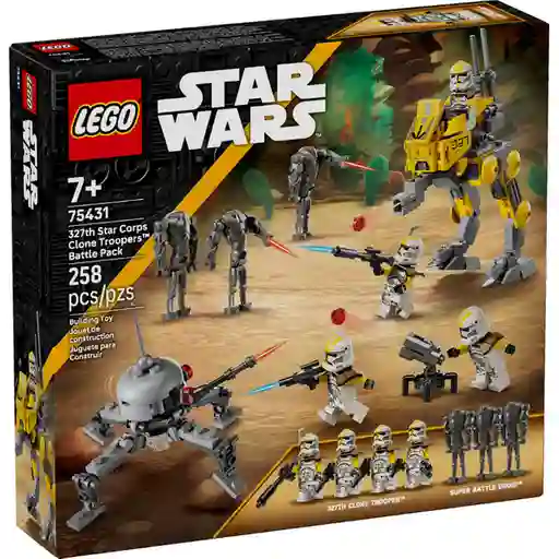 Set Construcción Combate: Clon Troopers Del 327 Lego