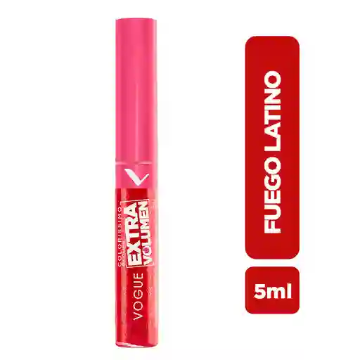 Labial Líquido Colorissimo Extra Volumen Fuego Latino Vogue 5 Ml