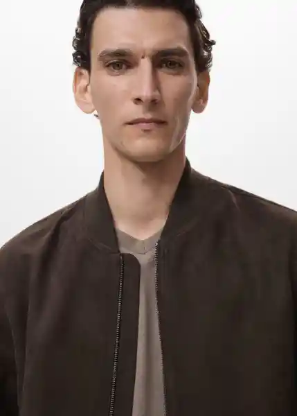 Chaqueta Bero Chocolate Talla L Hombre Mango