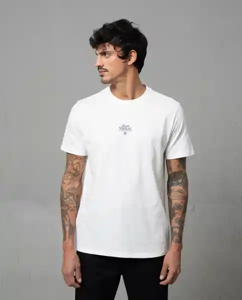 Camiseta Hombre Blanco Talla L 102G003 Rifle