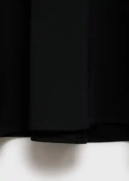 Falda Ava Negro Talla S Mujer Mango