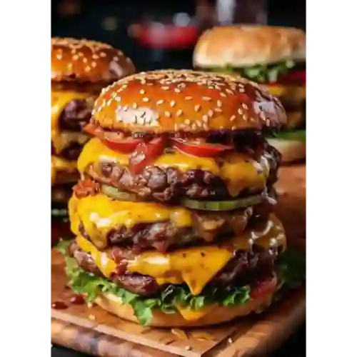 Hamburguesa Triple Americana