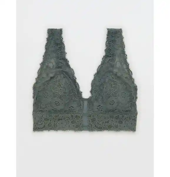 Brasier Bralette Aerie Color Verde Talla Medium American Eagle