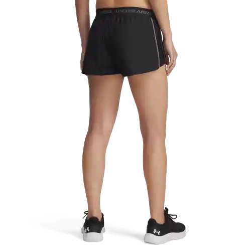 Under Armour Pantaloneta Entrenamiento Play Up Mujer Negro T SM
