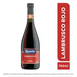 Riunite Vino Tinto Lambrusco Rojo