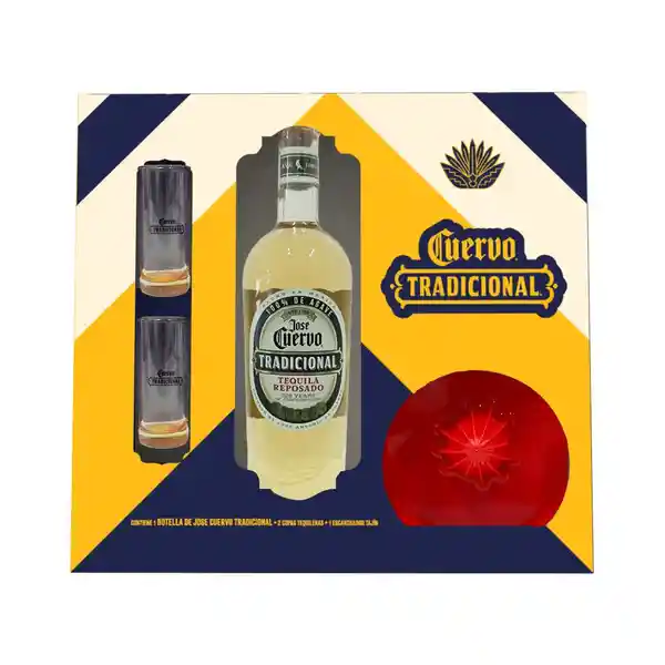 Jose Cuervo Tequila + Copa Shot Escarchador Tradicional + Copas