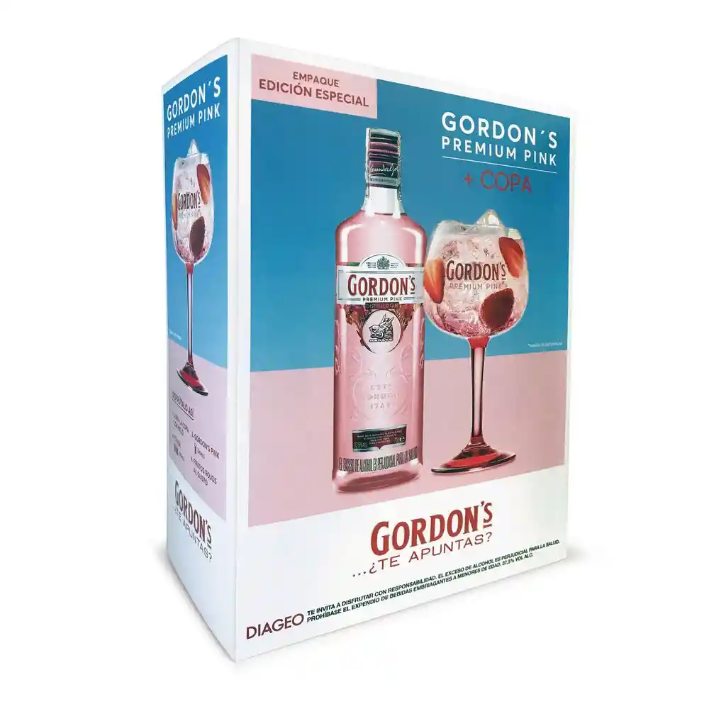 Gordon's Ginebra Pink Pack más Copa 
