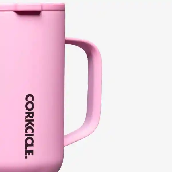 Corkcicle Mug Neón Rosa 16 Oz